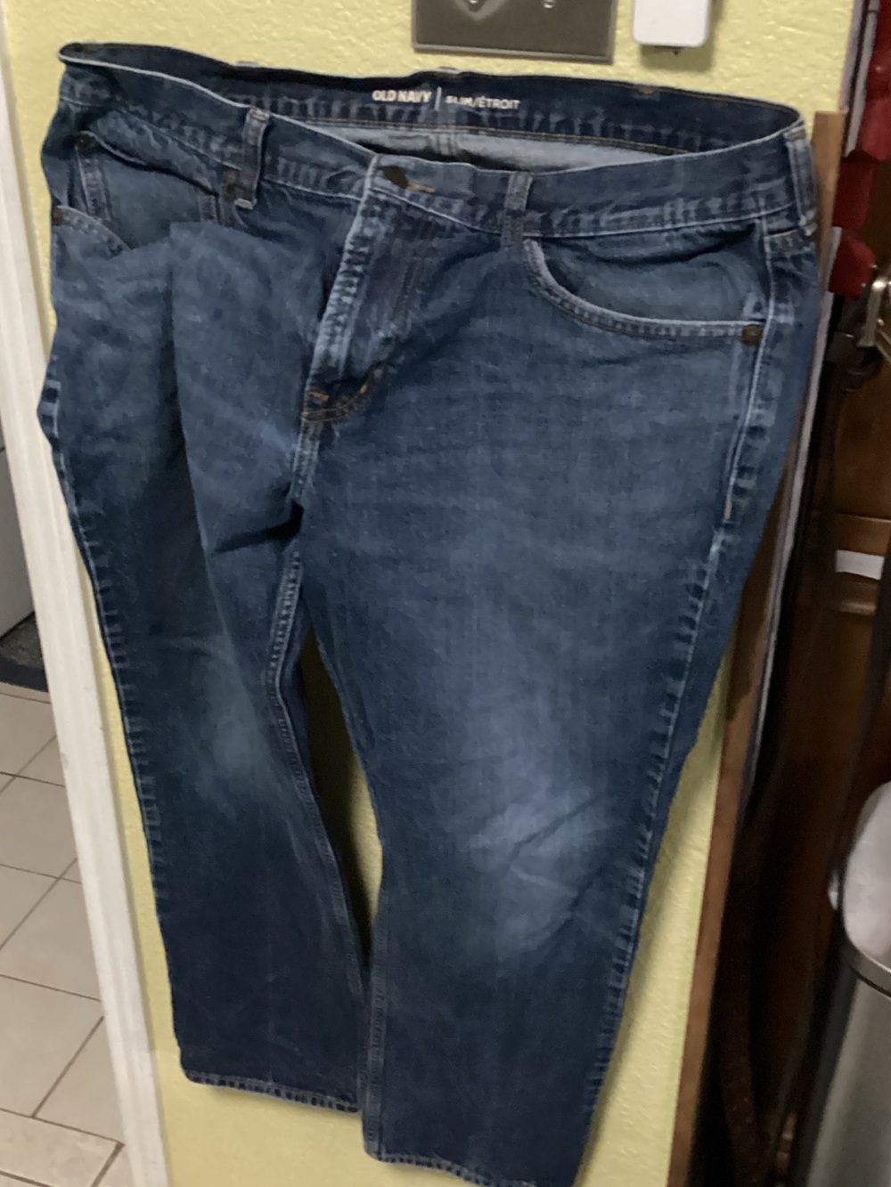 Old Navy Men’s Relaxed Fit Jeans in Medium Blue Wash